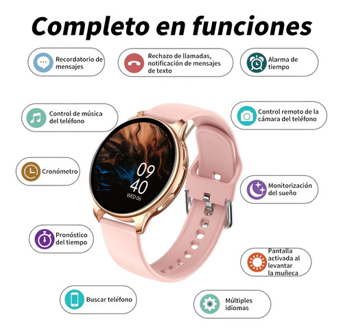 Reloj Smartwatch Deportivo Bluetooth Mujer Con Podometro Y33