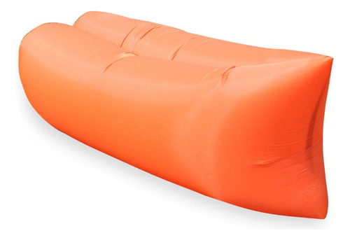 Colchón Inflable Personal Portátil Camping Acampar Colchone Naranja