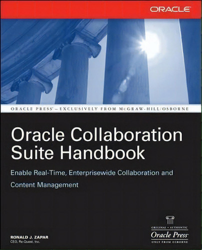 Oracle Collaboration Suite Handbook, De Ronald Zapar. Editorial Mcgraw-hill Education - Europe, Tapa Blanda En Inglés
