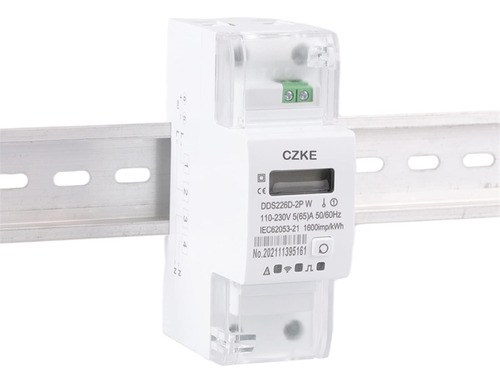 Osgc Dds226d-2p Wifi Monofasico 65a Carril Din Medidor Kwh