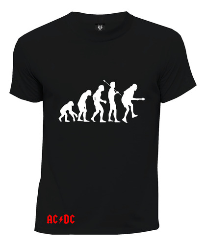 Camiseta Rock Ac/dc Evolution