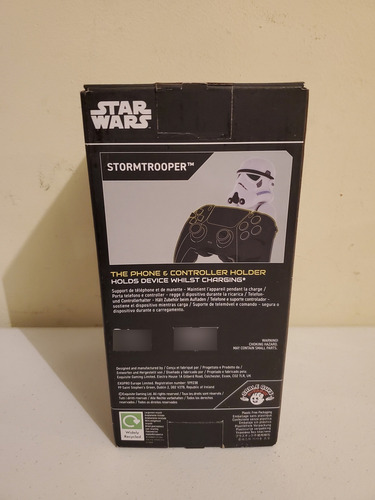 Stormtrooper Soporte Para Controles Y Celulares Cable Guys Blanco
