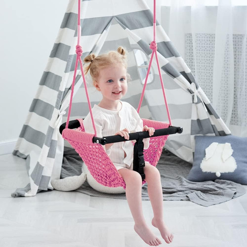 Columpio Para Niños Pequeños 2 En 1. Asiento De Columpio Par