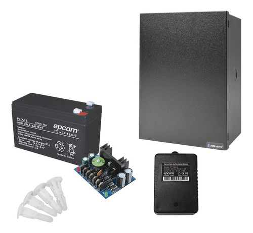 Kit Fuente Altronix De 12 Vcd A 4amp Epcom Rt1640smp5pl7