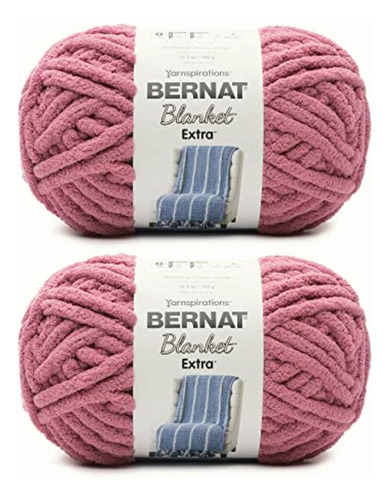 Bernat Blanket Extra Burnt Rose Yarn Paquete De 2 300 G/10.5