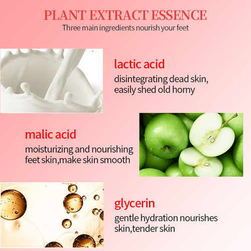 Máscara Esfoliante E Hidratante Para Pés Com Glicerina