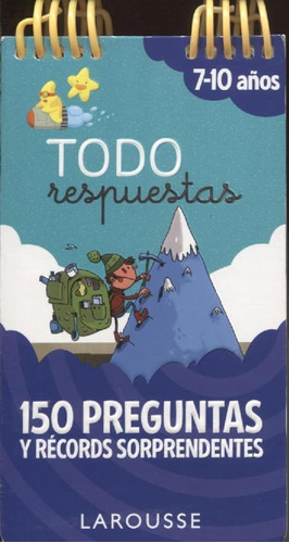 150 PREGUNTAS Y RECORDS SORPRENDENTES, de Larousse. Editorial Larousse, tapa blanda en español, 2019