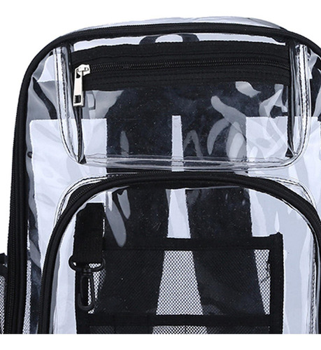 L Mochila Transparente Correa Reforzada De Pvc Resistente Al
