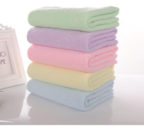 5 Toallas De Baño De Alta Calidad, Algodón Súper Suave De 70