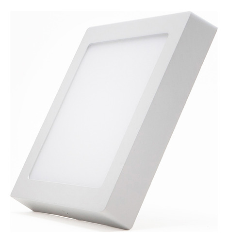 Lampara Panel Led 6w 6500k Luz Blanca Cuadrada Superficial