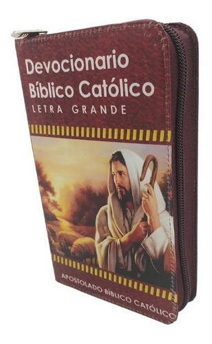 Devocionario Bíblico Católico Letra Grande  Estuche Cierre 