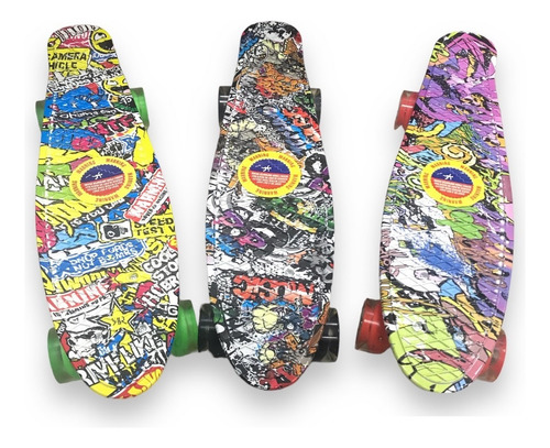 Patineta Penny Board Graffiti 56 Cm 8-13 Años