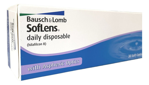 Lente De Contato Diária Soflens 30 Unid - Bausch Lomb Grau Esférico -9,00 (miopia)