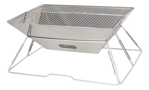 Parrilla De Camping Plegable De Acero Inoxidable Para