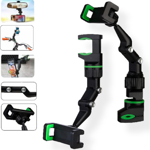 Suporte Celular Carro Para Retrovisor Universal 360°original