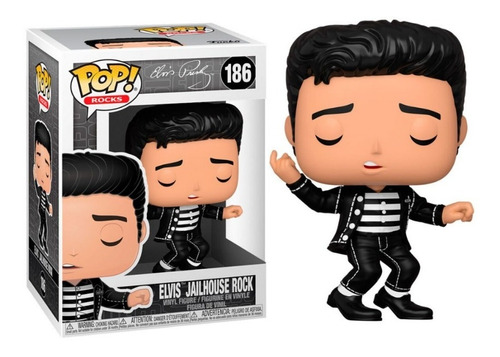 Funko Pop Rocks - Elvis Jailhouse Rock 186