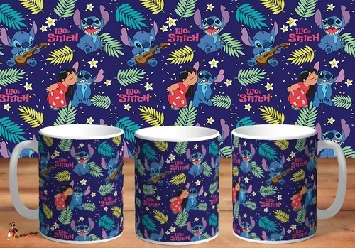 Taza De Ceramica Lilo Y Stitch 4k Art 01