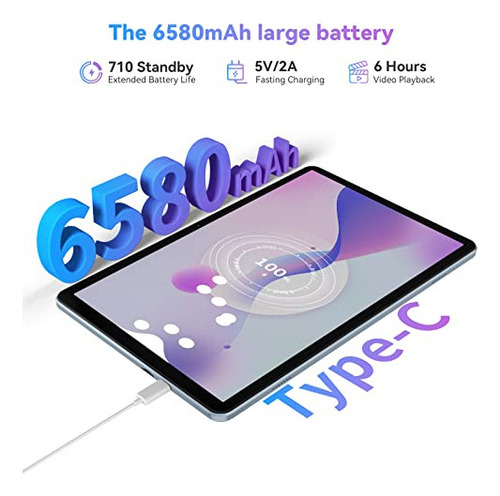 Tableta Blackview Android 12 Tab 8 Wifi, 10 Pulgadas, 4 Gb+1