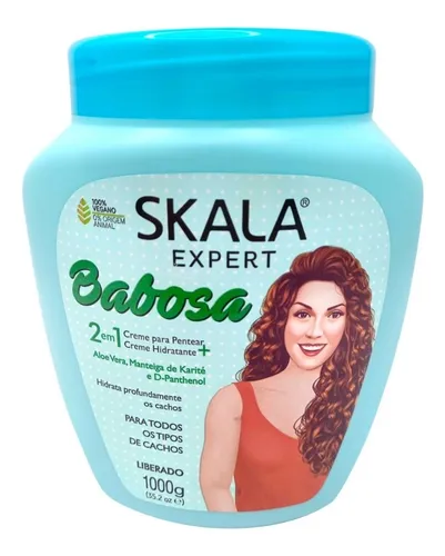 comprar Mascara Skala Babosa Aloe Vera Hidronutritiva Vegana 1000gr