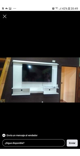Imagen 1 de 4 de Panel Rack Flotante 120cm X 90cm Más Soporte Smart Tv Led