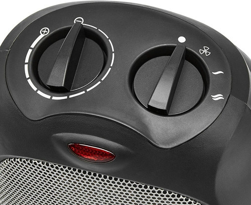 Calefactor Eléctrico Abasics Ceramica B07v6m4msn Gris 127v Gris