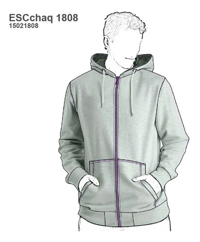 Molde, Patrón Chaqueta Sport Unisex