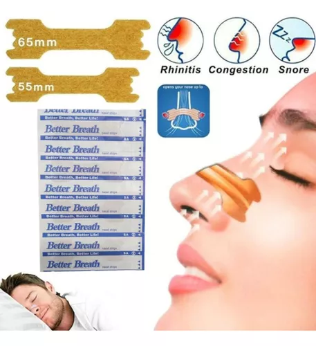 10 tiras nasales antironquidos, Respira Mejor !