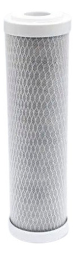 2x Filtros Refil 9.3/4 Carvão Block Ativado 5 A 15 Micras Cor Branco