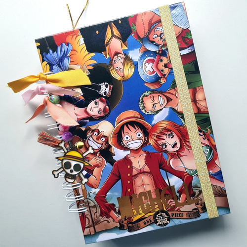 Agenda 2024 One Piece A5 Personalizada Con Tu Nombre