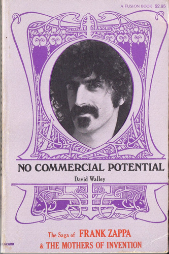 Frank Zappa No Commercial Potential Book Libro 184 Pgs. No C