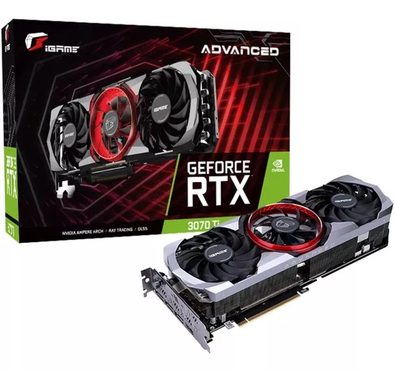 Placa De Video Nvidia Colorful Igame Series Geforce Rtx 30 Series Rtx 3070 Ti Geforce Rtx 3070 Ti Advanced Oc 8g-v Oc Edition 8gb