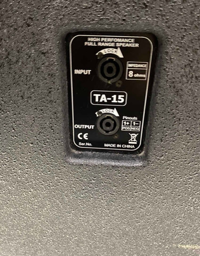 Caixa Acústica Passiva Ta15 180w Novo Mostruario