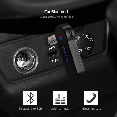 Imagen 6 de 8 de Car Bluetooth 3.0,auxiliar,receptor De Sonido,audio 3.5 Mic