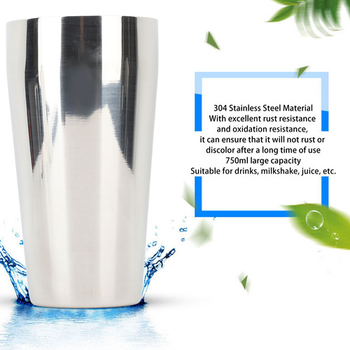 Vaso Para Mezclar Batidos De Gran Capacidad 750 Ml 304