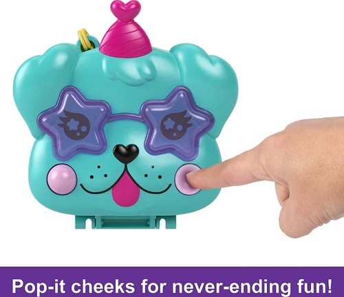Mattel Pollypocket Estuche Fiesta De Cumpleaños De Perrito