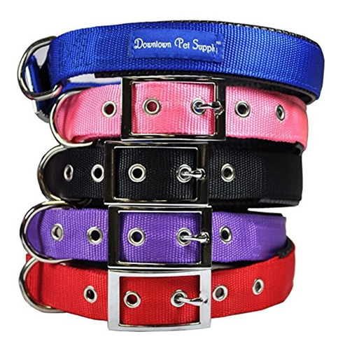 Collar De Perro Grueso De Lujo Ajustable Para Mascotas En El