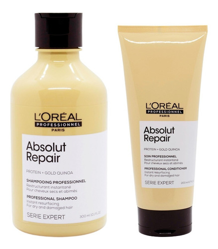 Loreal Absolut Repair Shampoo + Acondicionador Chico 6c