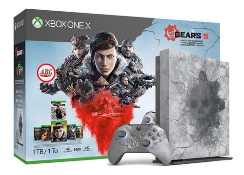 Consola Xbox One X 4k 1tb Gears Of War 5 + Extra