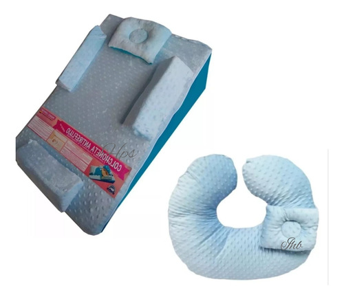  Colchoneta Antirreflujo Para Bebe +cojín Materno Envió Ya 