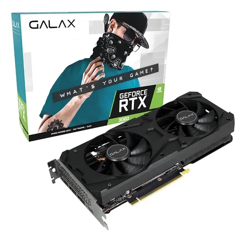 Placa de vídeo RTX 3060 12GB GALAX | Frete grátis Placa de vídeo RTX 3060 12GB GALAX | Frete grátis
