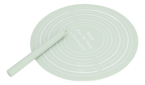 Juego De Rodillos De Masa Para Hornear De Silicona Verde