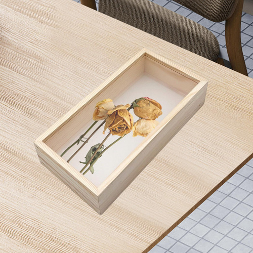 Madre De Madera En El Marco De La Caja Del 26cmx13cmx8cm