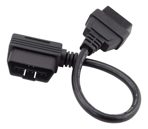 Ikkegol Obdii Obd2 16 Pin Conector De Ángulo Derecho Mach...