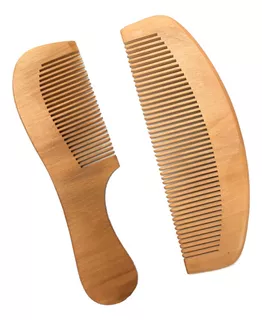 Peine Y Peinilla Barba Madera Jbl X 2 Unidades