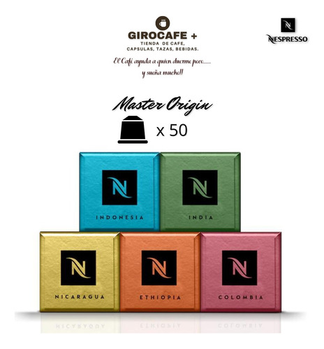 50 Capsulas Nespresso Master Origin