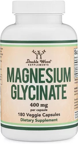 Glicinato Magnesio 400 Mg 180 Cápsulas Double Wood