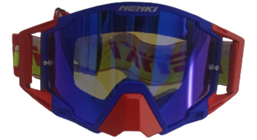 Antiparra Motocross Nenki 1025 Color Mirror Azul Fox/ls2