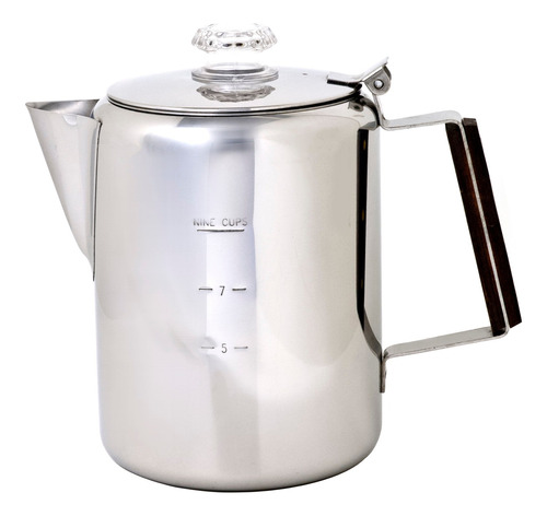 Chinook Timberline 9 copa Percolator Café De Acero Inoxid.