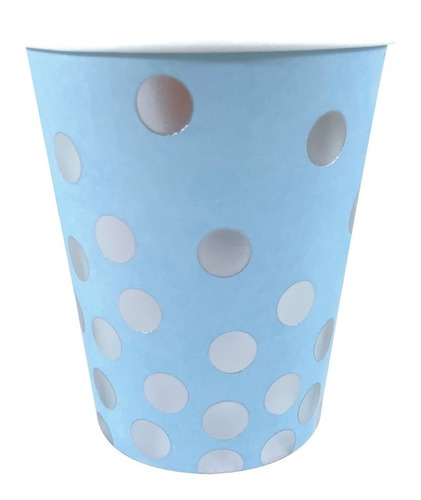 Vaso De Polipapel Plateado X 6 Unidades