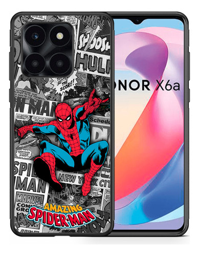 Funda Honor X6a / Honor X6a Plus Anime Manga Comics Heroes